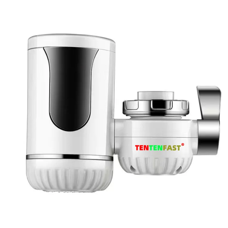 ก๊อกน้ำไฟฟ้าเครื่องทำความร้อนไม่มีการติดตั้งทันที Tankless เครื่องทำน้ำอุ่นห้องครัวสมบัติอย่างรวดเร็วความร้อน Pemanas Air Listrik เครื่องทำน้ำอุ่น