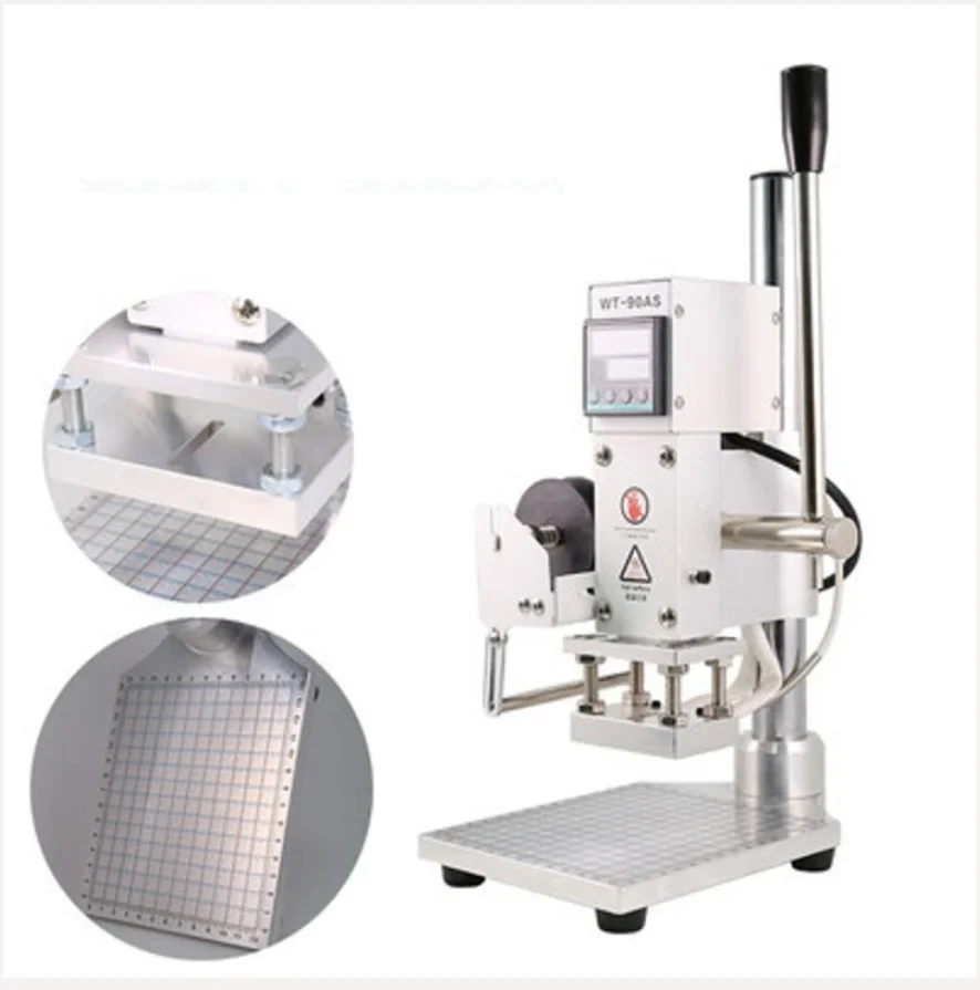 Heißfolienprägemaschine Lederprägemaschine 2 in 1 für Papierholz-Logo-Druck 220 V oder 110 V