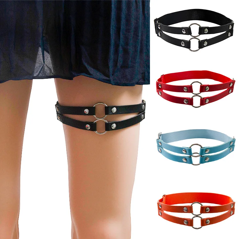 الأوروبية والأمريكية الساخن بيع شخصية حلقة مزدوجة الساق حلقة مرنة تعديل حزام الرباط المستديرة الأسهم