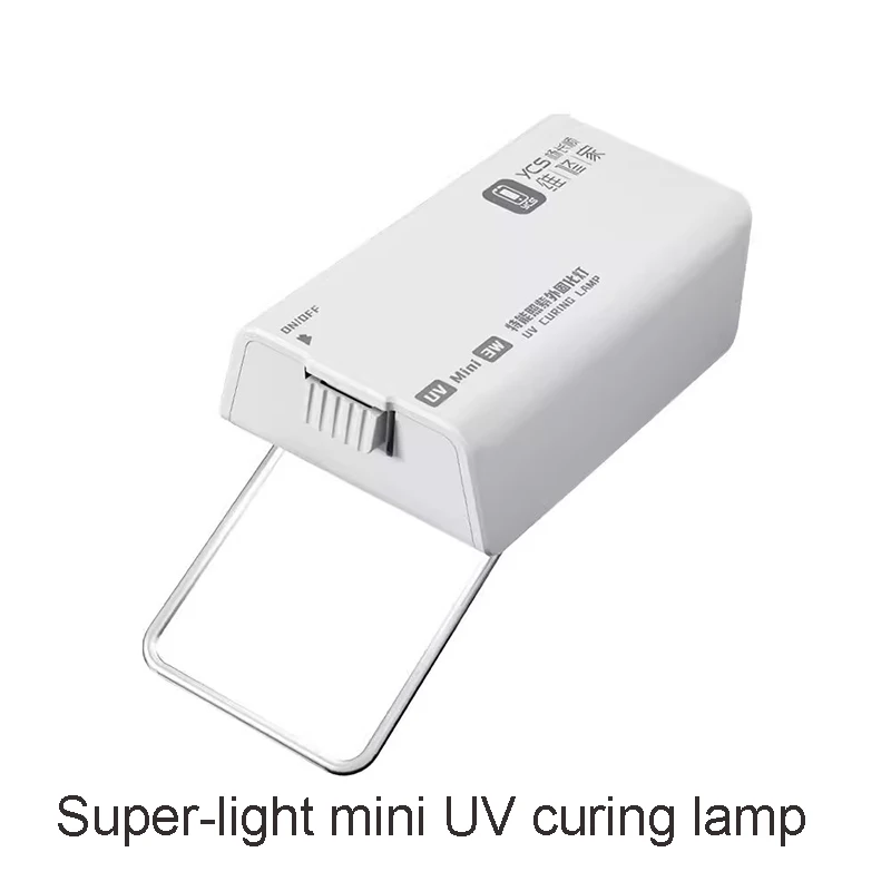 YCS Super-light 3W UV MINI Curing Lamp Built-in Battery Fast Curing Light Motherboard UV Glue Curing Repair Lamp