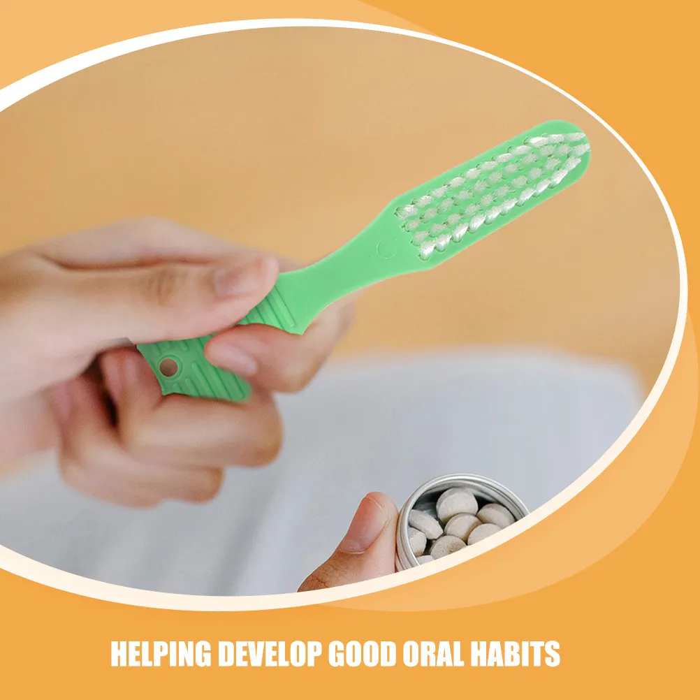 30Pcs Large Head Toothbrush for Prison Soft Handle Ergonomic Grip Durable Reliable Oral Cleaning Brush Daily Use