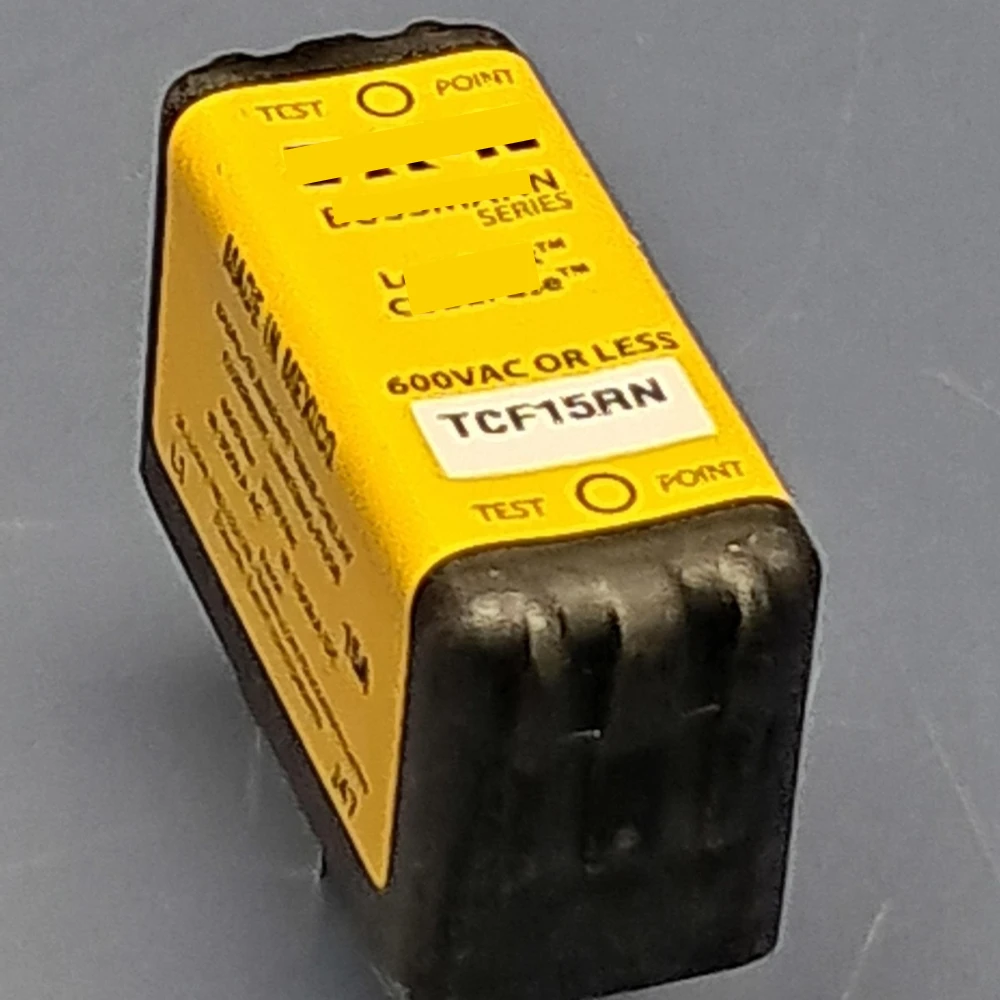TCF15RN CUBEFuse Time Delay Fuse, 15A 600V, Industrial Cartridge Fuse,  OEM