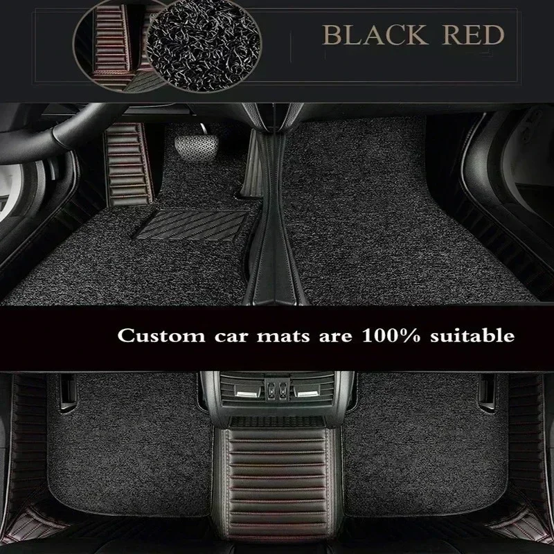 Luxury Double Deck Full Coverage Car Floor Mats for Infiniti ESQ FX35 FX37 FX45 FX50 2009-2013 JX35 2011-2019 Car Accessories