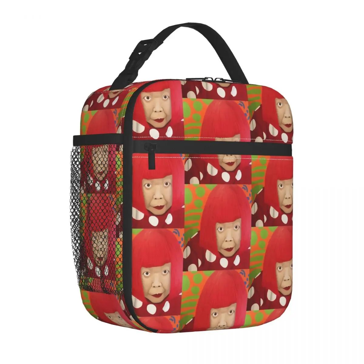 

Yayoi Kusama Insulated Lunch Bags Thermal Bag Meal Container Portable Lunch Box Tote Bento Pouch School Outdoor