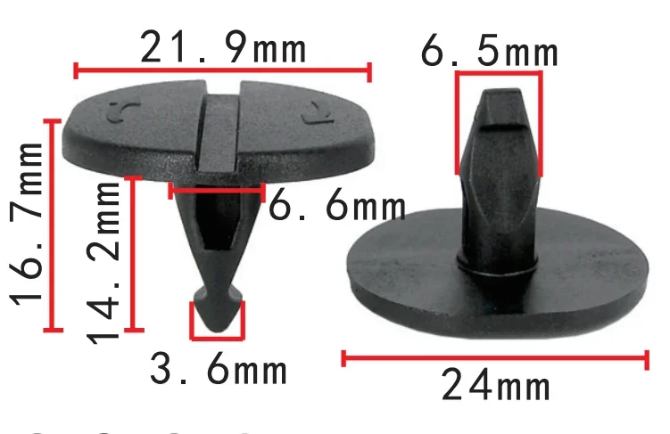 100PCS 609000574AA Side Skirt Guard for Chery, replacement guard for side body protection