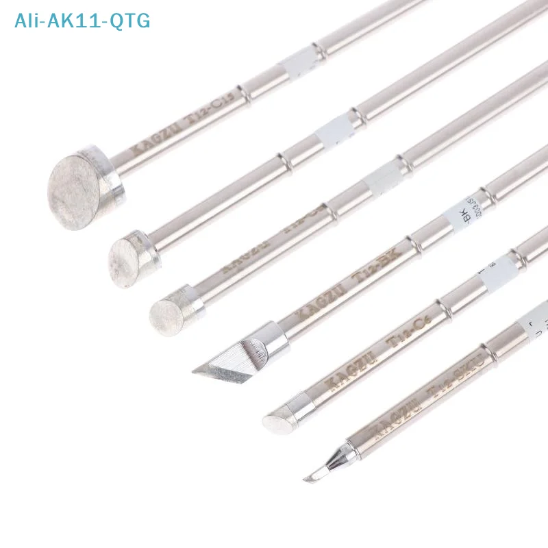 HOT! NEW  T12-BK/SKU/C6/C8/C10/C15 Series Welding Iron Tips OLED&STC-LED T12 Soldering Station P9/M8/9501 Handle Rework