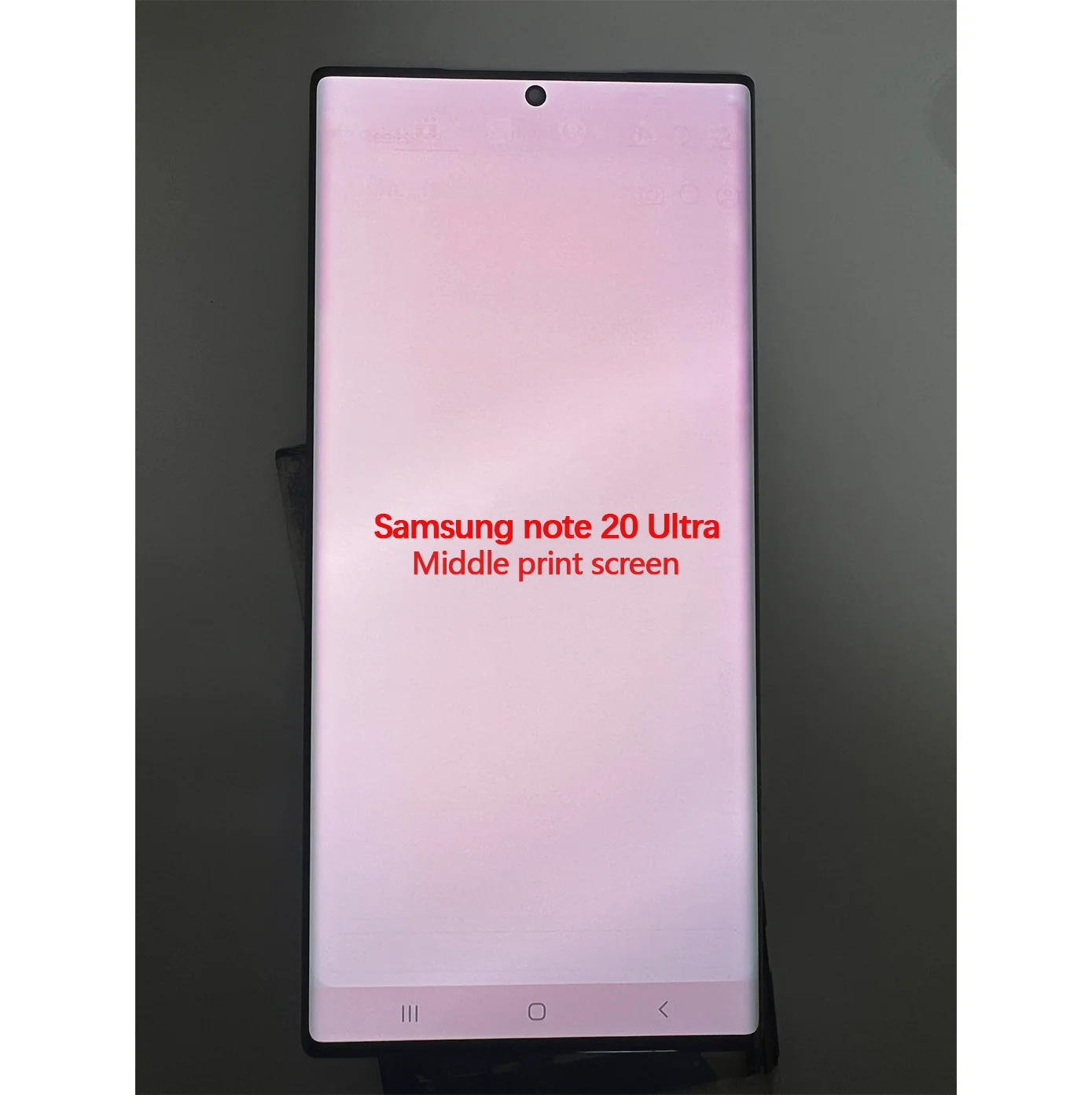 AMOLED has defect LCD For Samsung Note 20 Ultra N986B N985 Display Screen Display Touch Screen With Frame Digitizer Assembly