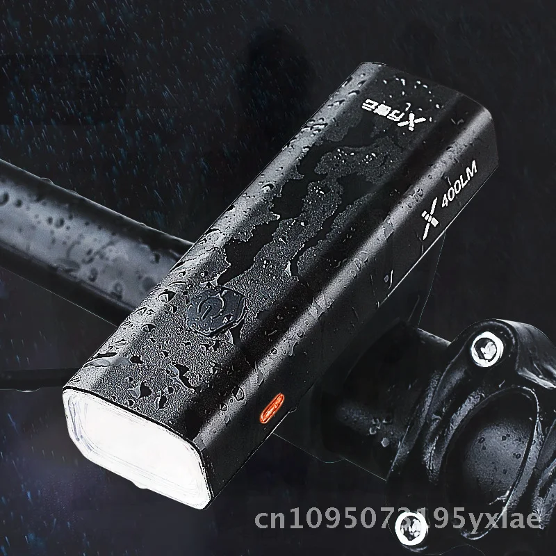 

USB перезаряжаемая велосипедная фара из алюминиевого сплава, супер яркая непромокаемая ночная фара для езды на горном велосипеде, 400-1200 люмен