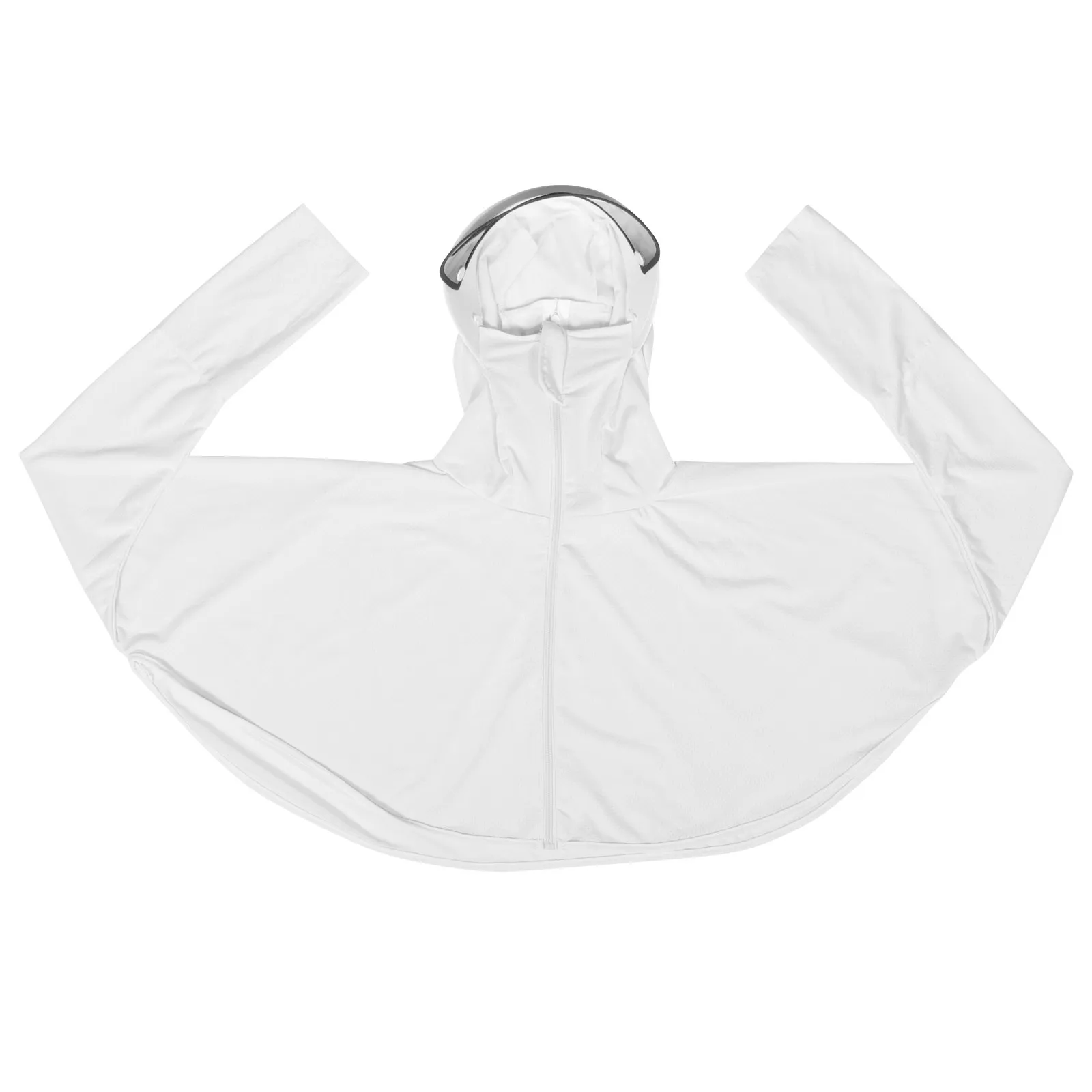 

1 шт. Стильная свободная одежда с капюшоном для защиты от солнца, из премиального материала, прочная, для летнего отдыха на природе, солнцезащитная одежда