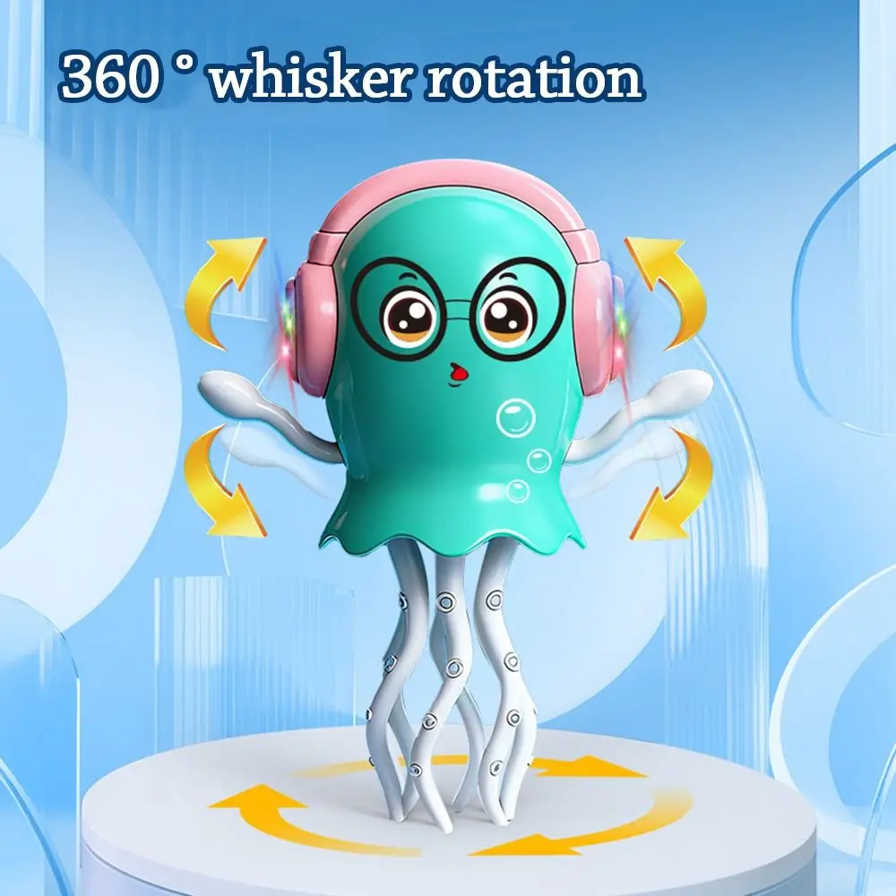Magic Inertia Dancing Octopus Crawling Dancing Clockwork Auto-Dance Octopus Automatic Obstacle Sensor Wiggly Wonder Octopus