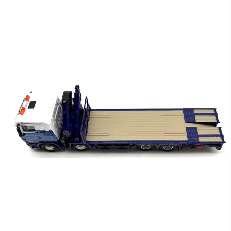 OXFORD 1:76 Scale Diecast Alloy Scania R420 Trailer Crane Toys Cars Model Classics Adult Nostalgia Souvenir Gifts Static Display