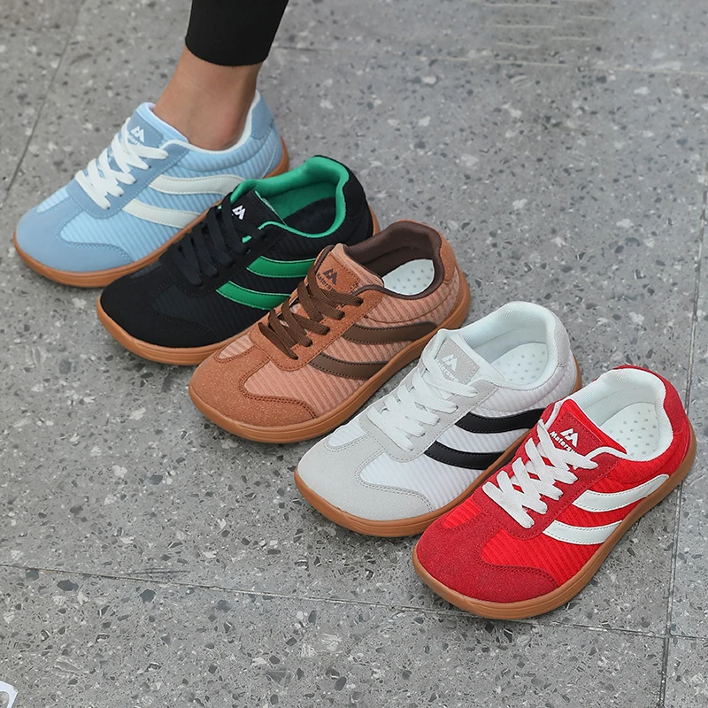 

High Quality Women Wide Toe Barefoot Shoes Thin Sole Running Shoes Lightweight Walking Hiking Casual Plus Size Sports Shoes