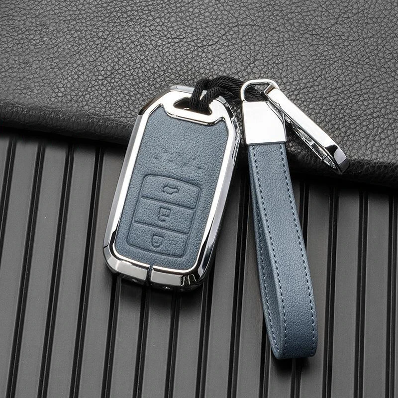 Zinc Alloy Car Key Cover Shell Case Fob For Honda Civic CRV HRV Accord Pilot Fit Freed Vezel Odyssey 2018 2019 2020 2021 2022