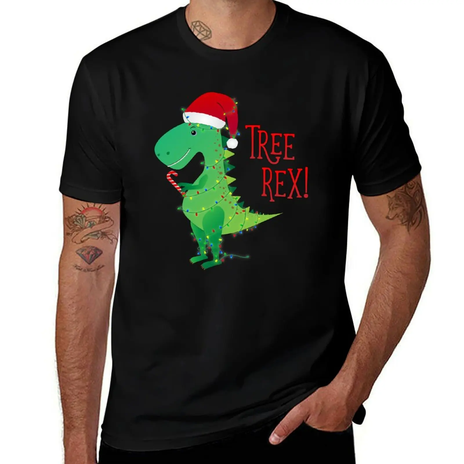 

Christmas Tree Rex T-Shirt Thanksgiving Day Tee Top