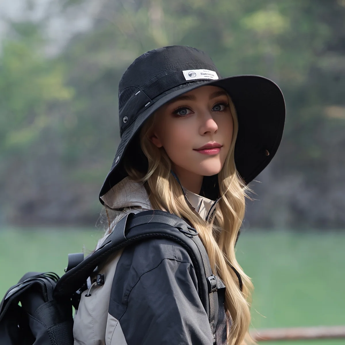 1pc Multifunctional Bucket Hat Women Men Breathable Sun Hat For Outdoor Camping Hiking Fishing Easy Store Daily Use Cap