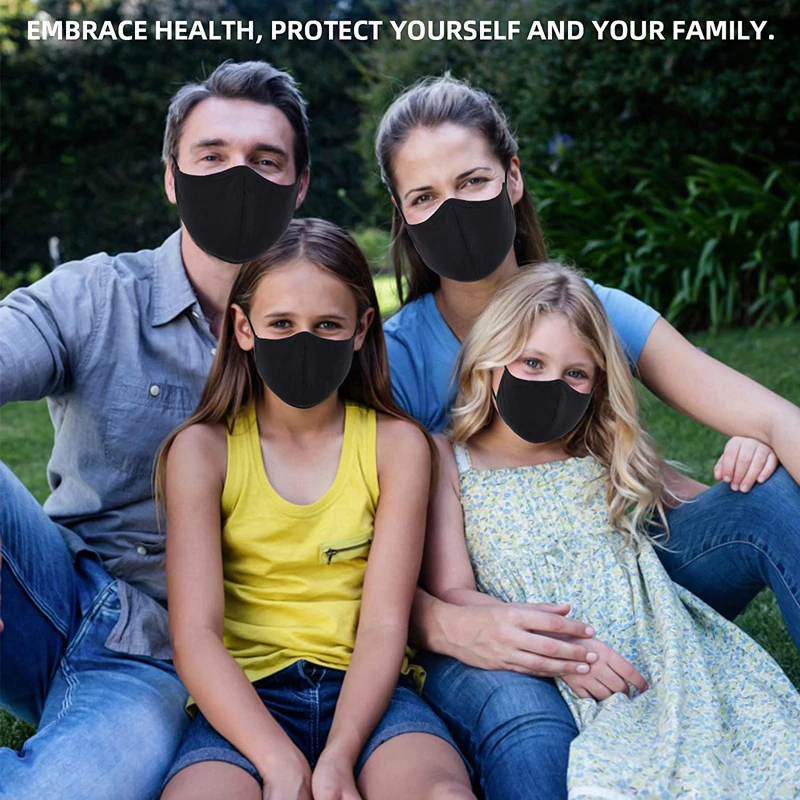 I Love Russia 2022Russian Letter Print Face Mask for Men Women SilverIon Antibacterial Protective Fashion Reusable Washable Mask