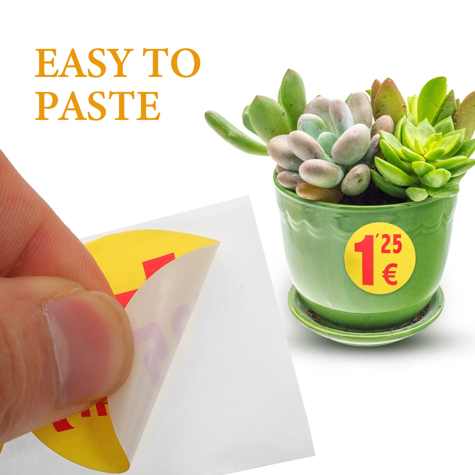 

500 Price Stickers Small Business Colorful Tags Creative Signs Round Labels Supermarket Shop Pricing Sale Folder Label