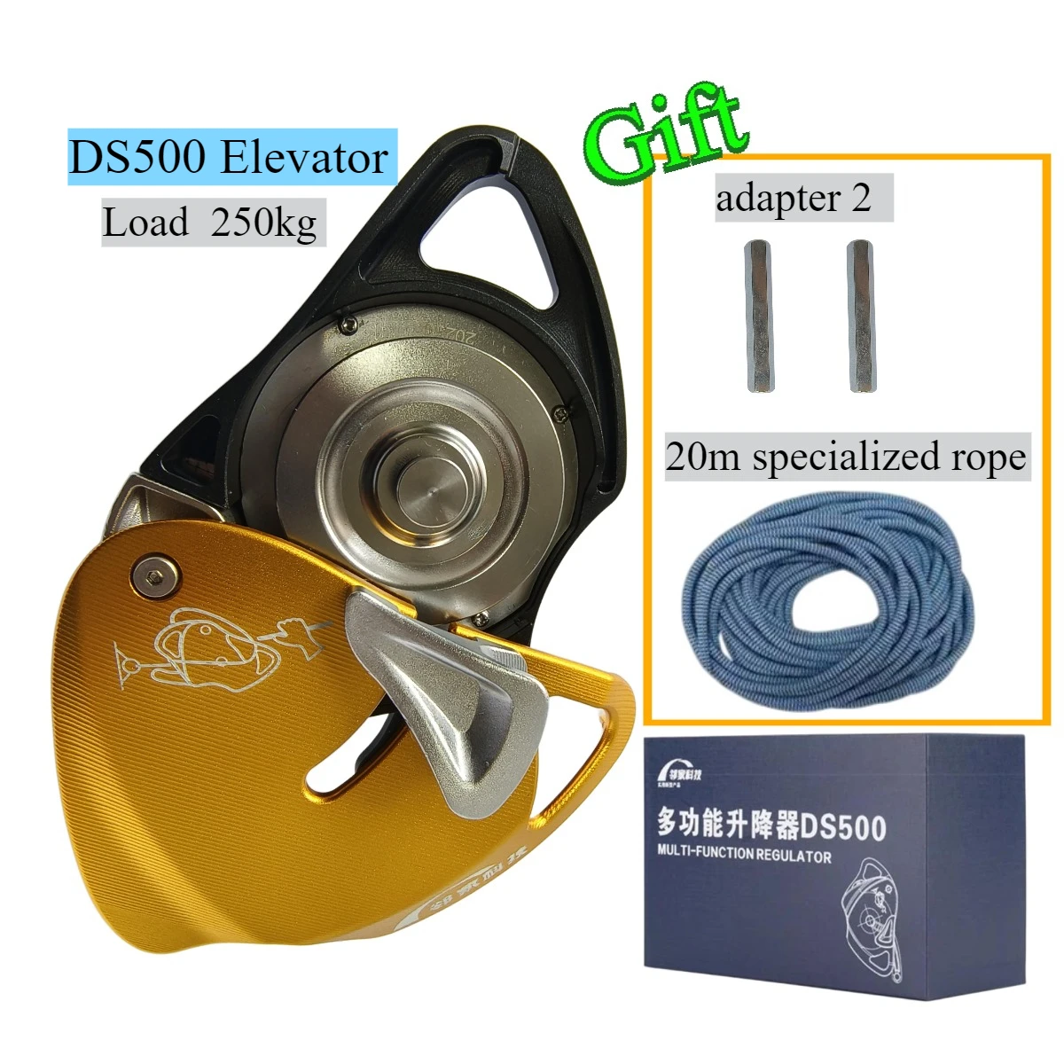 Awah Z3 same style lifting/lowering device Electric Ascender Lift Retarder，for Installed Conditioner Aerial Work Outdoor climb