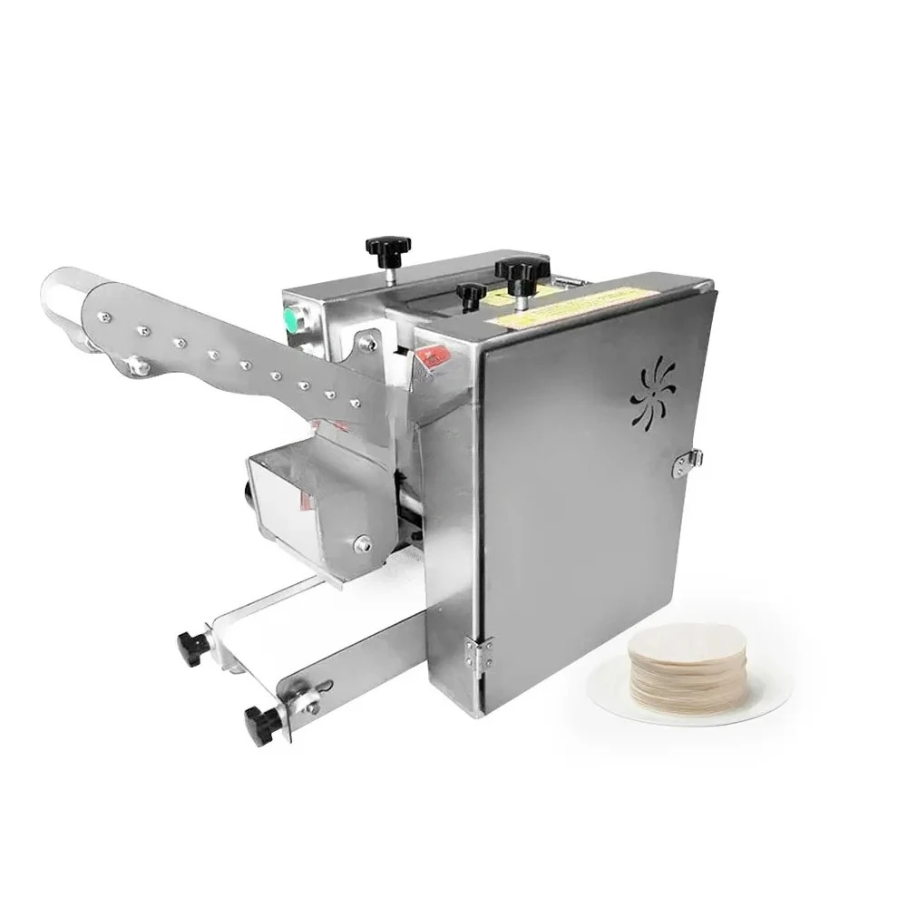 

3600Pcs/H Electric Dumpling Samosa Sheet Pastry Maker Making Machine Dumpling Wrapper Machine for Sale With High Quality