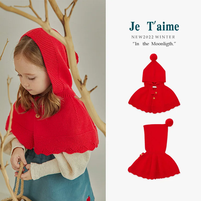 

Jenny&Dave Spot 23 Winter New Product Girls' Cute Little Red Riding Hood, Children's Cartoon, Foreign Celebration, Christmas New