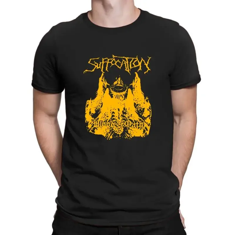 Best To Buy Yellow Dark Suffocation Music Made In Usa Premium T Shirt S 5Xl