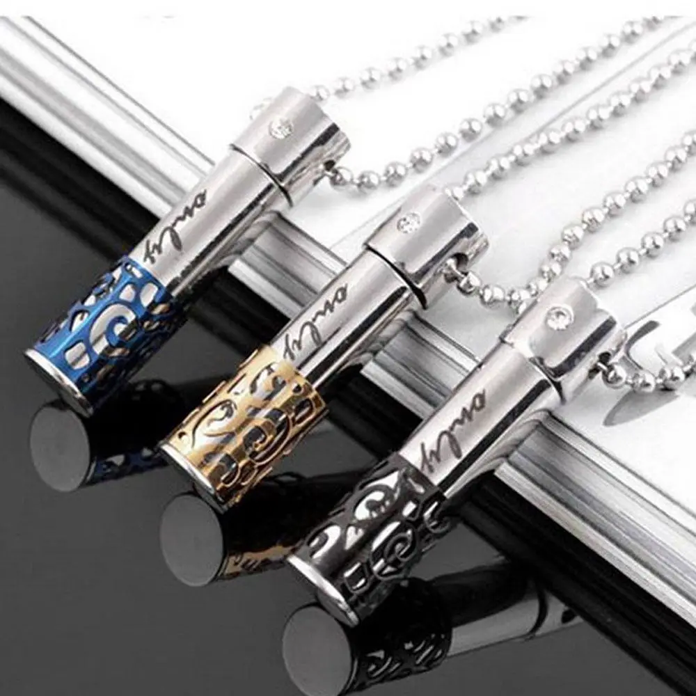 New Arrival for Women Jewelry Perfume Box Memorial Cremation Pill Ash Holder Urn Pendant Necklace