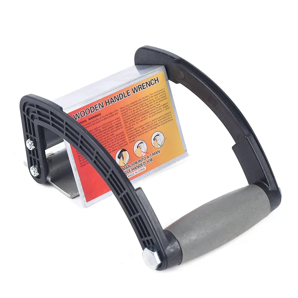 Paneel- und Sperrholzträger, Sperrholz-Hebewerkzeug, Trockenbau-Tragewerkzeug, Tragegriff, Einhand-Klemmheber für Blechtafel