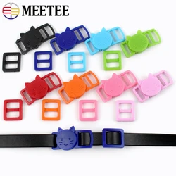 10mm Plastic Buckles for Bag Backpack Side Release Closure Buckle Tri Glide Slider Rings Pet Collar Adjust Clasp Accessories