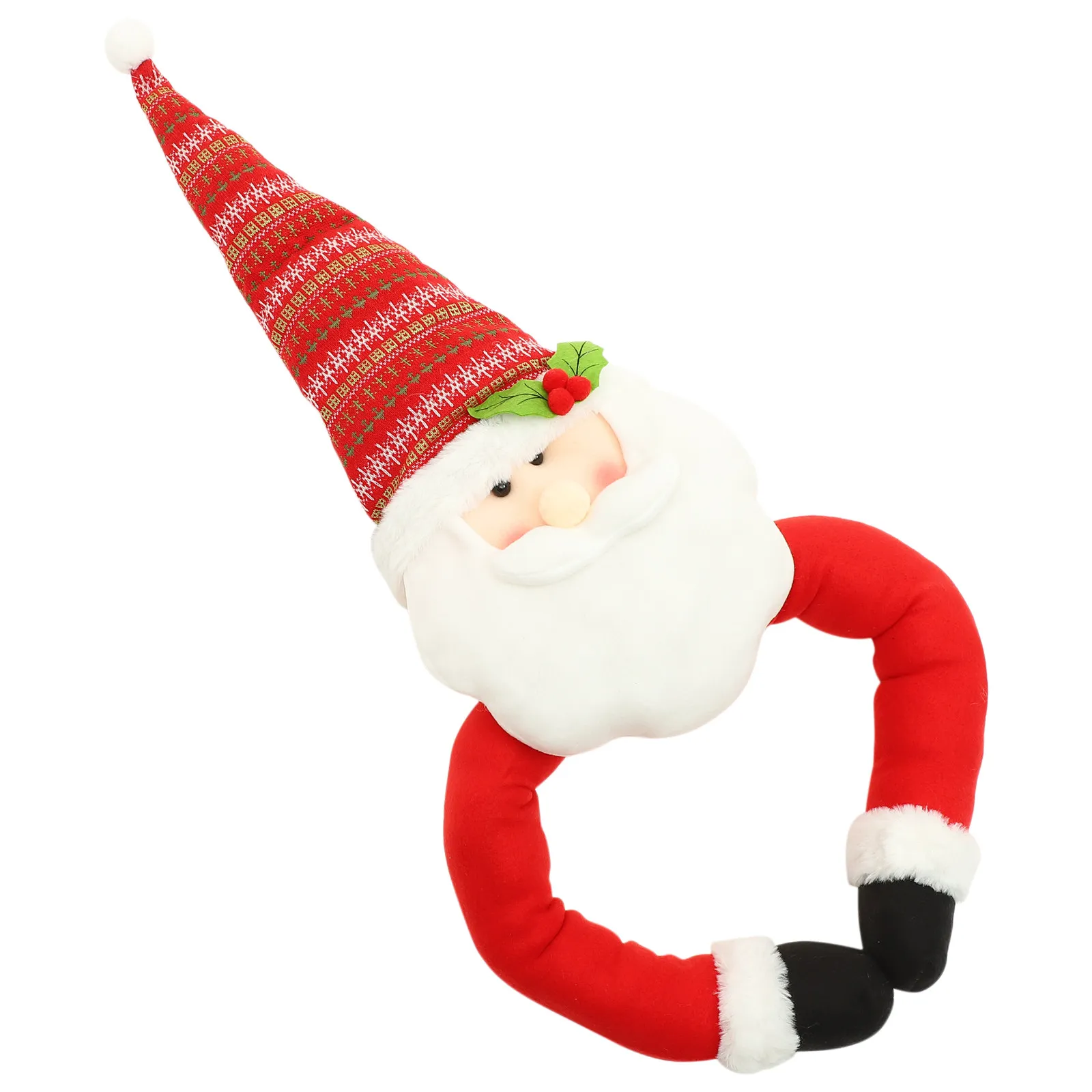 

Christmas Tree Topper Ornament Star Santa Design Lightweight Compact Festive Treetop Decor for Xmas Tree Party Shopping Mall
