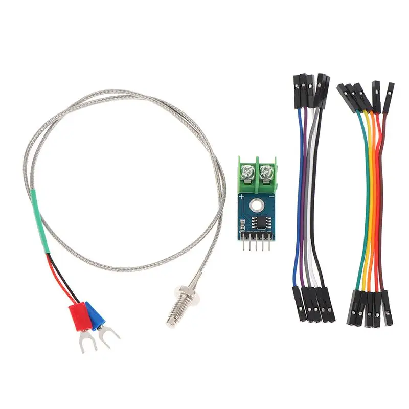 Módulo TSTARDEV MAX6675 + Sensor de termopar tipo K + Fio MAX6675ISA KIT 3-5V Módulo de termopar tipo K