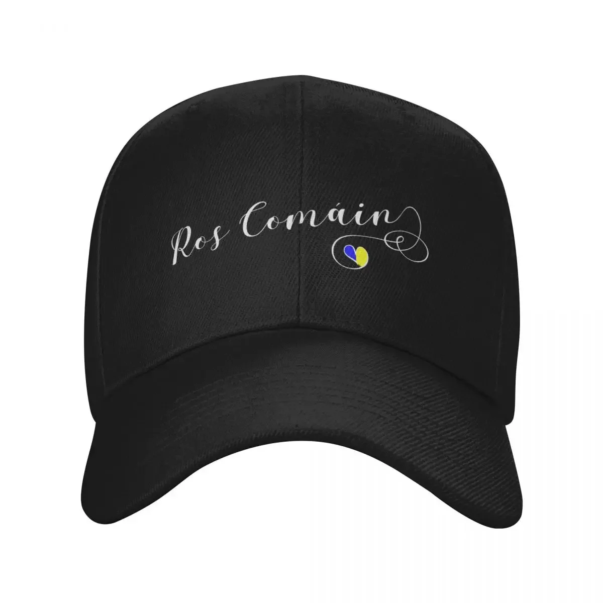 Ros Comáin County Colours Flag Heart, Roscommon, Ireland, Irish Baseball Cap Sun Cap For Girls Men's