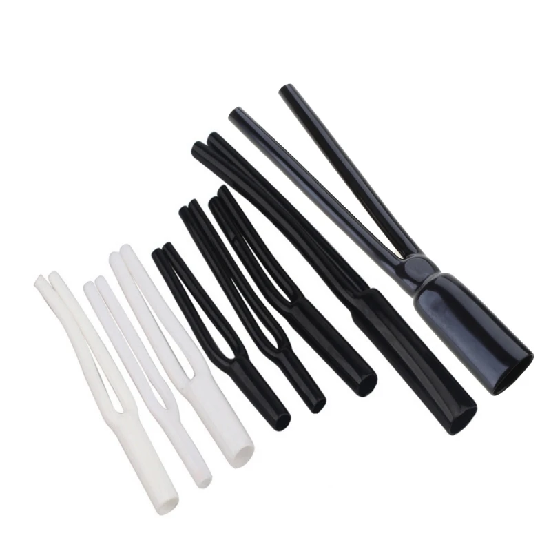 5Pcs No Shrinkable PVC Y Splitter Tube 5/6/7/9/13/15/18mm Cable Pants Cover Durable PVC Sleeve