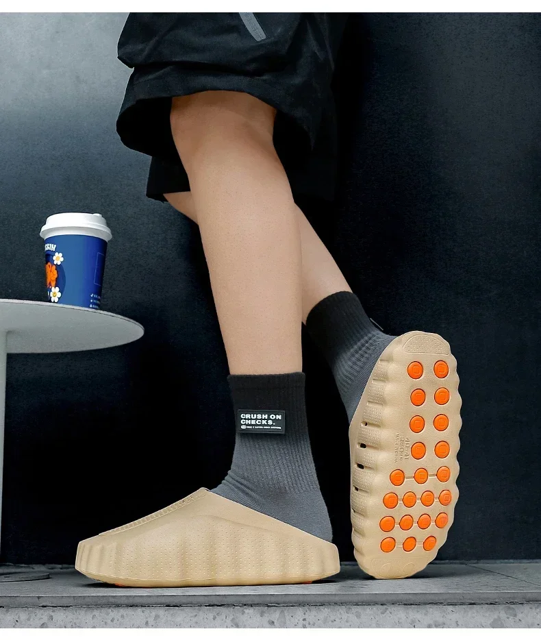 Unisex New Slippers EVA High Quality Comfortable Bathroom Indoor Non Slip Women Sandals Bedroom House Orginal Casual Design