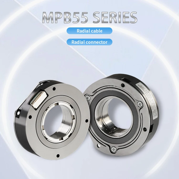 GOOD MPB55 Absolute Contactless Position Encoder 55mm Diameter 24-bit Resolution 120'' Accuracy RS-485 Screw Mount for Industria