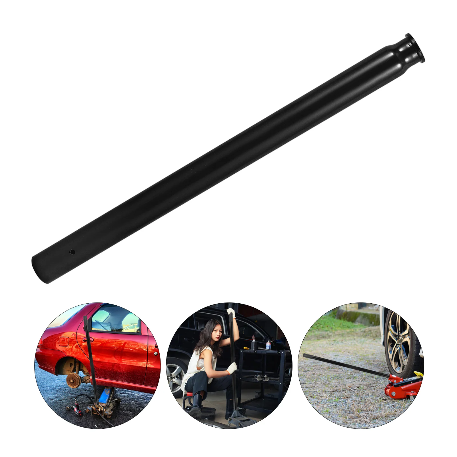

Hydraulic Jack Handle 3 Ton Floor Replacement Car Accessories Black Steel Horizontal Pole Lever Durable Anti Rust Sturdy