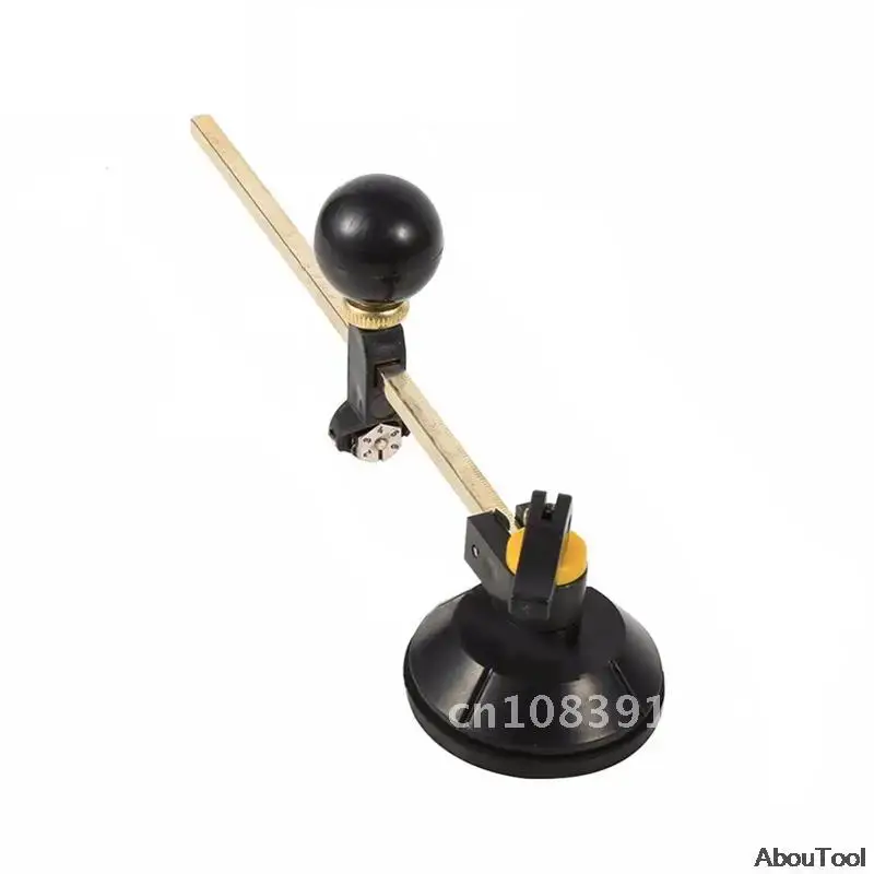 

Профессиональный круглый нож для алмазной резки стекла, 6 колес, присоска, Круглый Компас, инструмент для резки стекла, шесть колес, 20/40/60 см