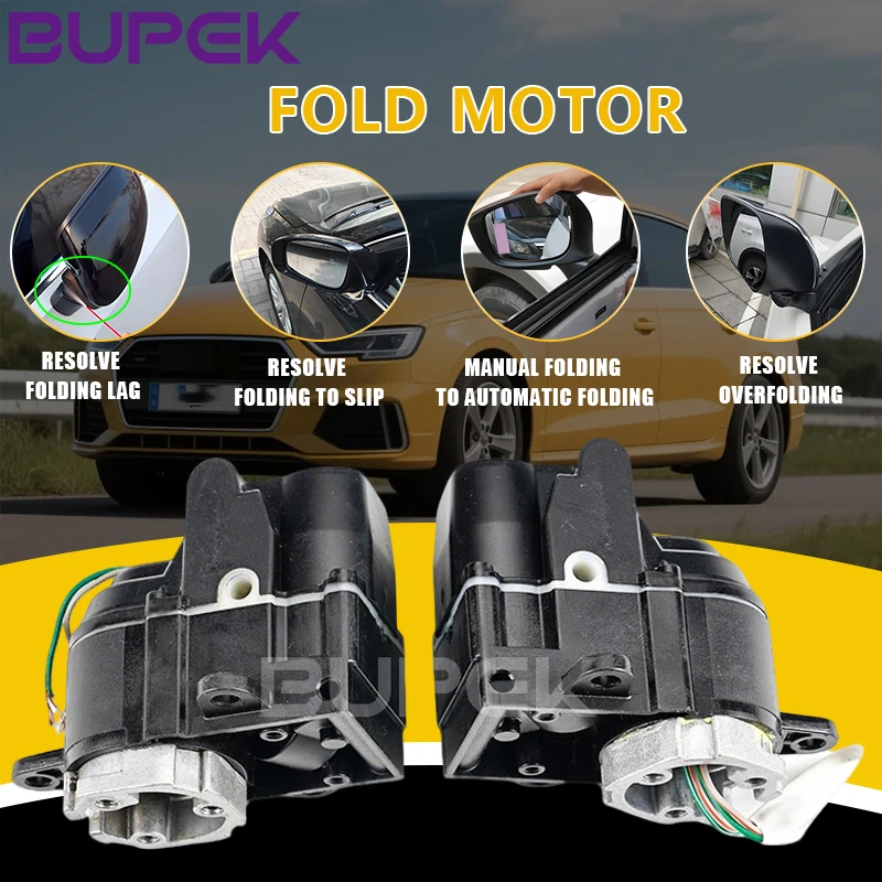 

BUPEK Car SIDE WING MIRROR FOLDING MOTOR Assembly For 2018-2021 Hyundai Tucson MK4 original parts car accessories kits Durable
