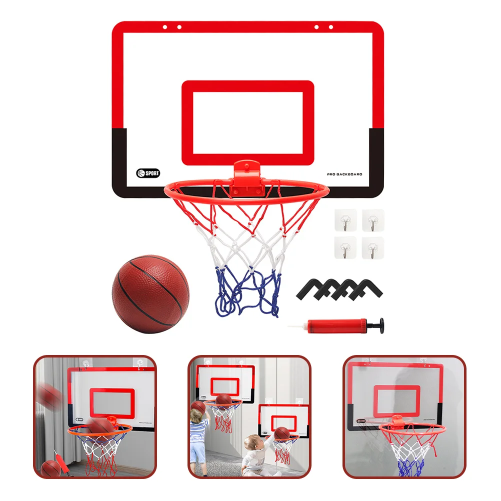 1 Set of Wall Basketball Stand Hanging Frame Children Basketball Toy children's basketball frame kids basketball stand