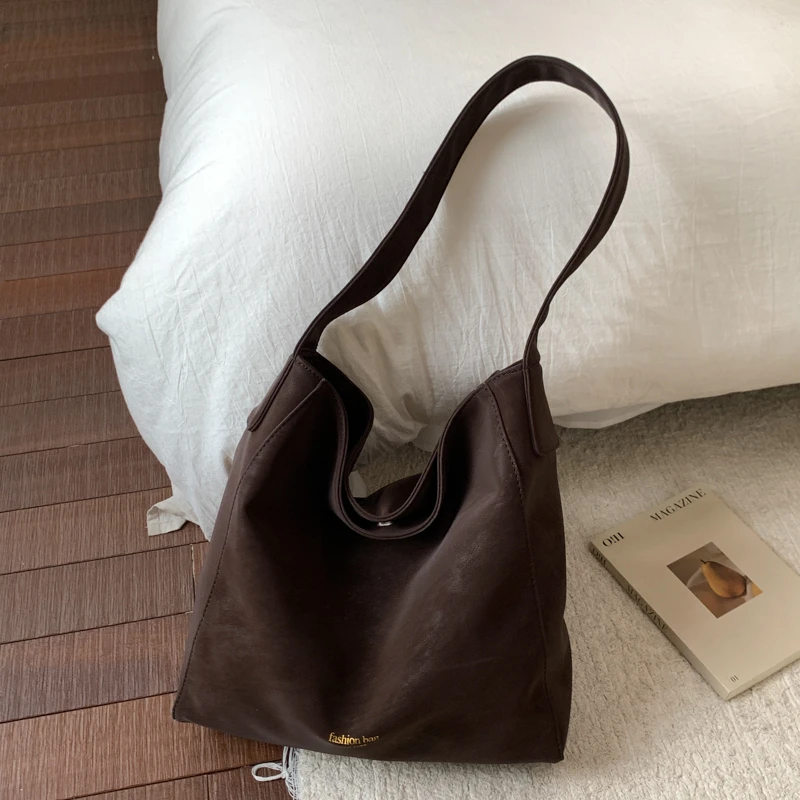 

Универсальные замшевые сумки-тоут для женщин, классический стиль для поездок на работу, большая вместимость, фиксированный плечевой ремень, женские сумки на плечо с застежкой