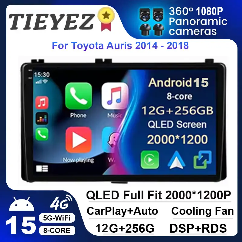

Carplay для Toyota Auris Corolla 2014-2018 Android Авто Авто Радио Стерео Мультимедийный Плеер GPS Навигация WIFI BT DSP