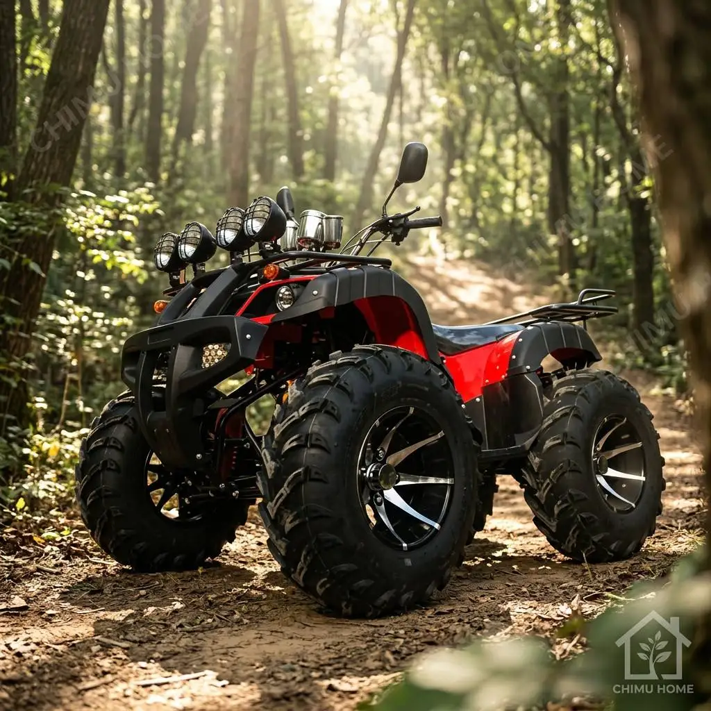 

CHIMU HOME】Smart Garden Utility Hub 350cc 4WD Off-Road All-Terrain Vehicle for Estate Maintenance 500kg Load