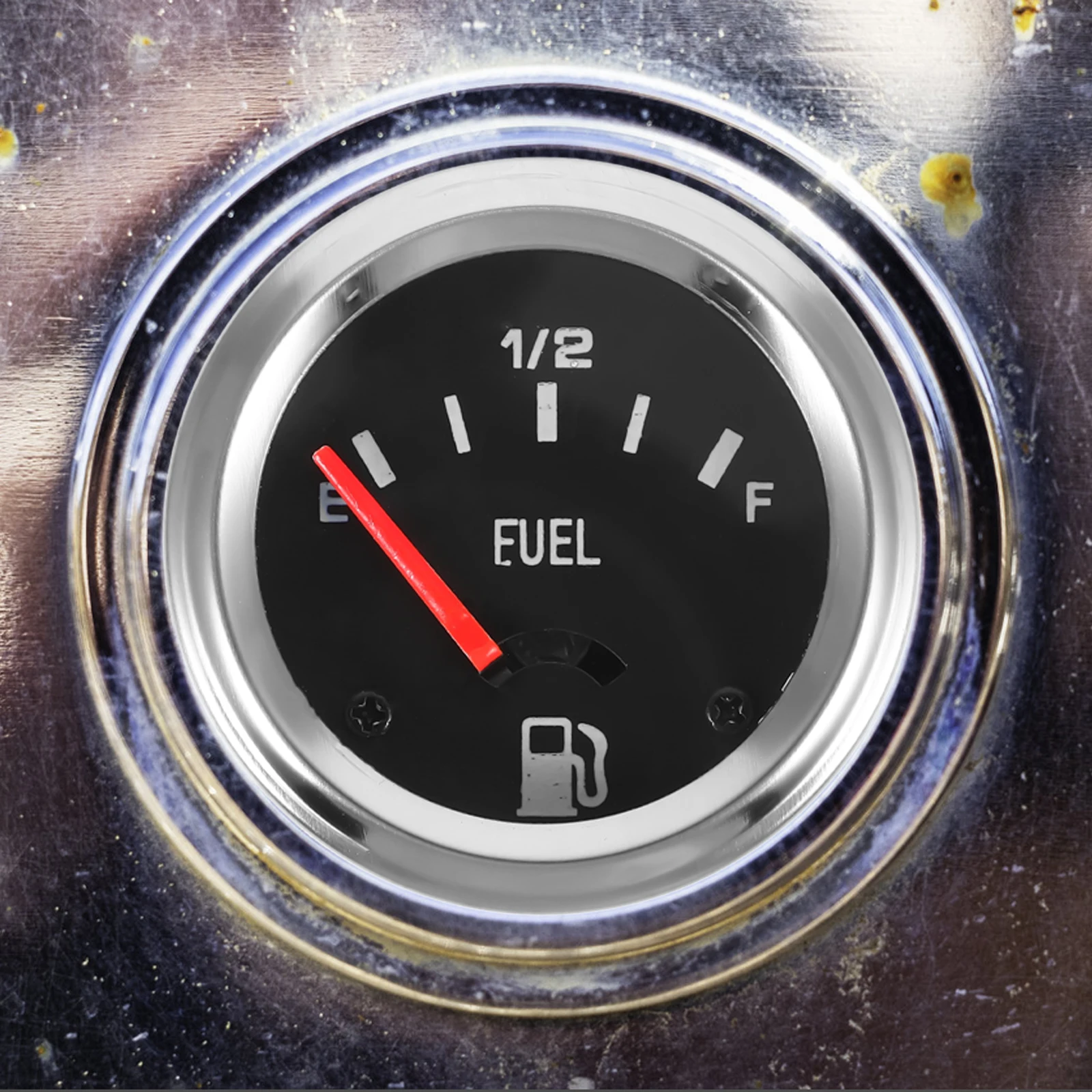 

Universal 12V Fuel Gauge for Car Racing 2 F Mechanical Gauges Accurate Reading Durable Metal Ocean Vehicle Accessory