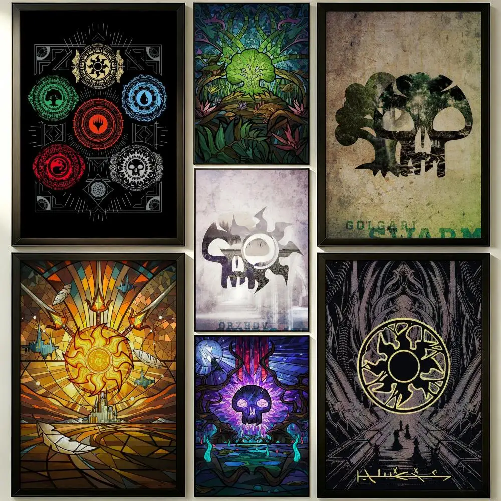 game Magic: The Gathering Poster HD Poster Sophisticated Modern Aesthetic Wall Art For Living Room Bedroom Office Cafe Decor
