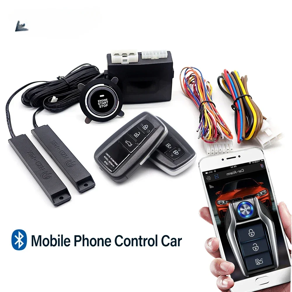 

Car Remote Start System Mobile Phone Control Car One-click Start Modification Keyless Entry PKESG-LY