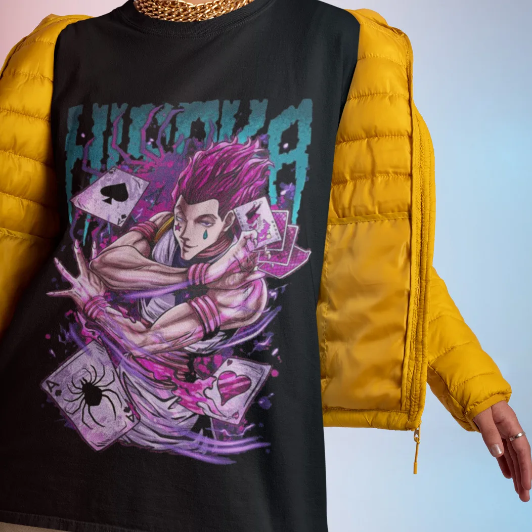 

Hisoka Shirt Hunter X Hunter Manga Strip HXH Anime Unisex Tshirt T-Shirt Tee