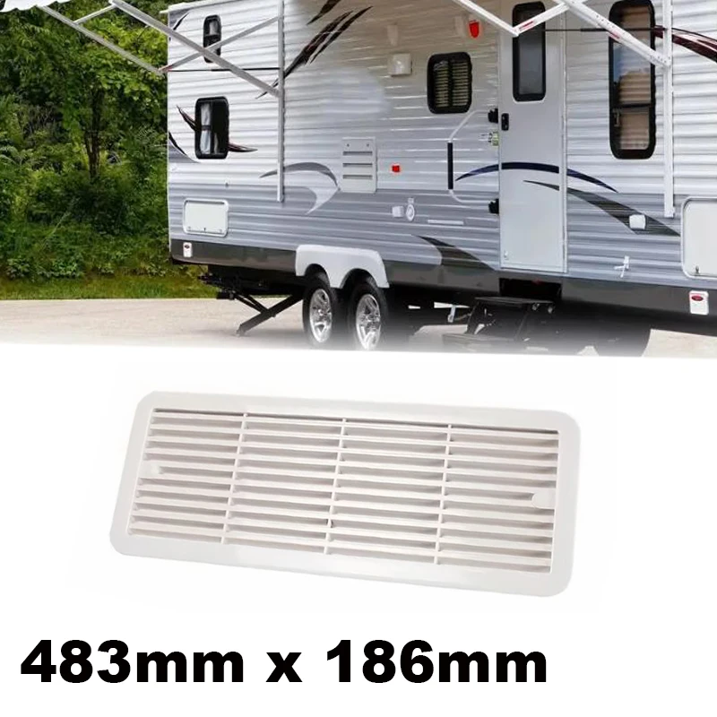 RV الجانب تنفيس مروحة استبدال 483x86 مللي متر RV الثلاجة مروحة العادم لثيتفورد الثلاجة تنفيس الجمعية مصبغة قافلة متنقل