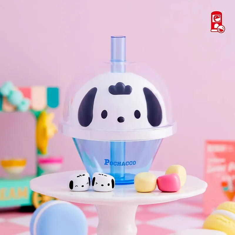 Miniso Sanrio Bubble Tea Blind Box Series Figure Kuromi My Melody Cinnamoroll Purin Pochacco Action Anime Kawaii Model Toy Gifts