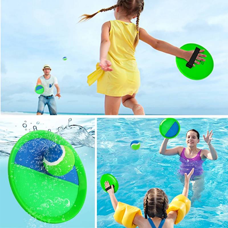 Juguetes deportivos para niños, pelota para lanzar y atrapar, pelotas adhesivas, juguete de playa al aire libre de verano, juego multijugador, regalos de interacción entre padres e hijos TMZ