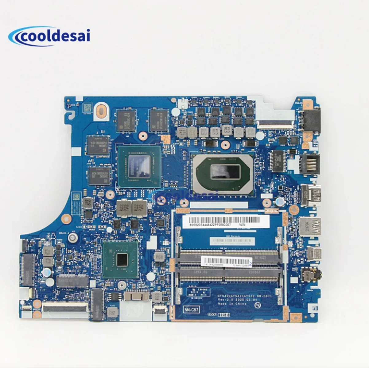 

NM-C871 For Lenovo ideapad Gaming 3-15IMH05/Creator 5-15IMH05 Laptop Motherboard CPU I5-10300H I7-10750H GTX1650 4G 5B20S44483
