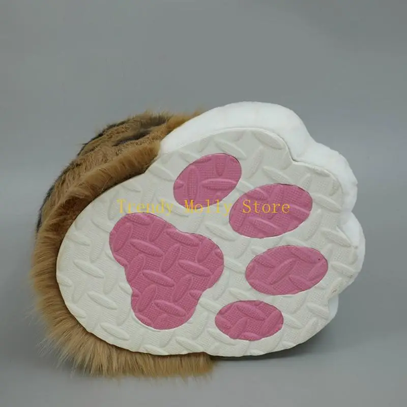 

N5KB комплект костюмов животных из 4 предметов с тигровыми ушками, повязка на голову, хвост, перчатки, обувь, нарядный костюм, с